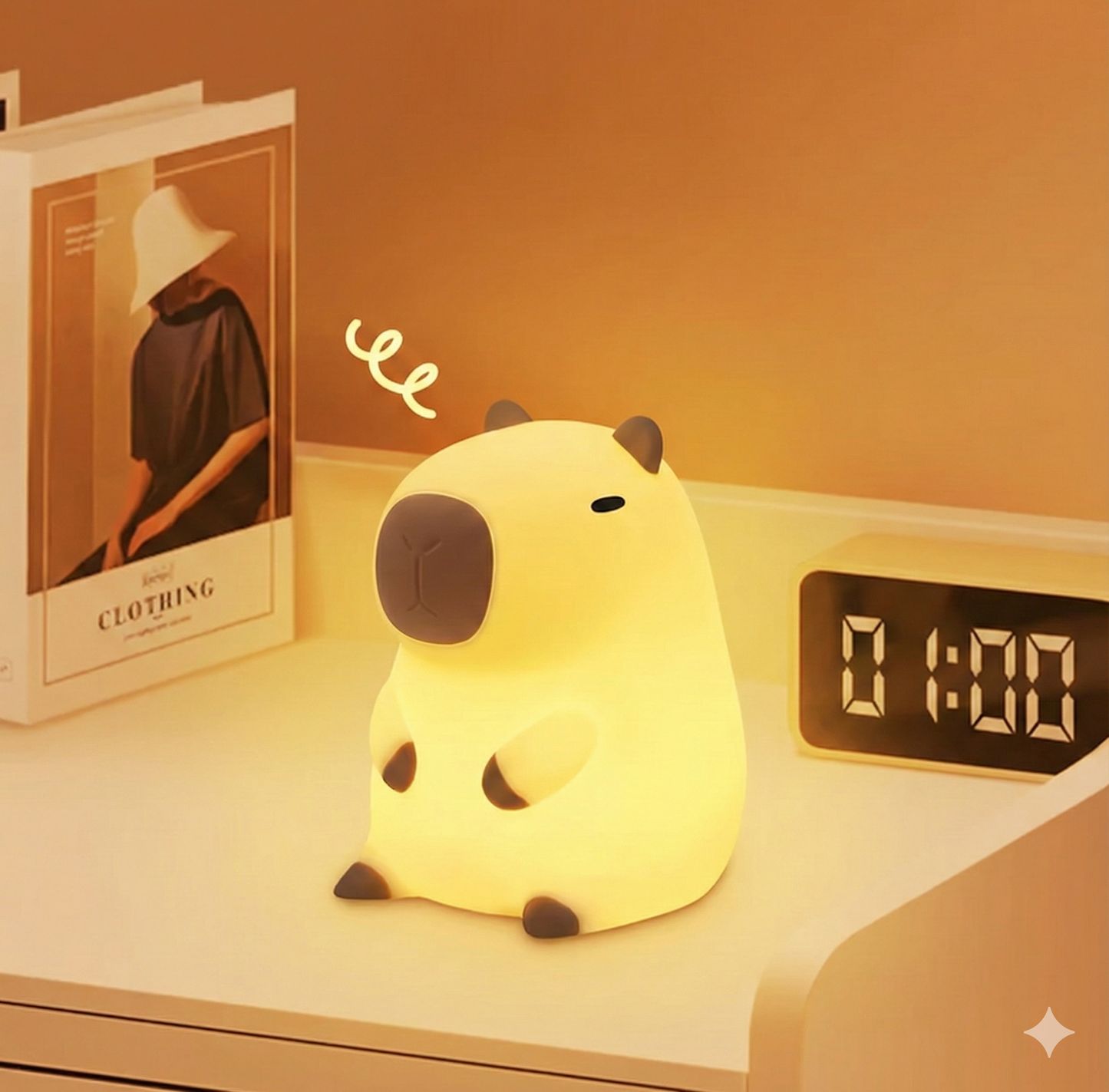 Capybara Silicone Night Light