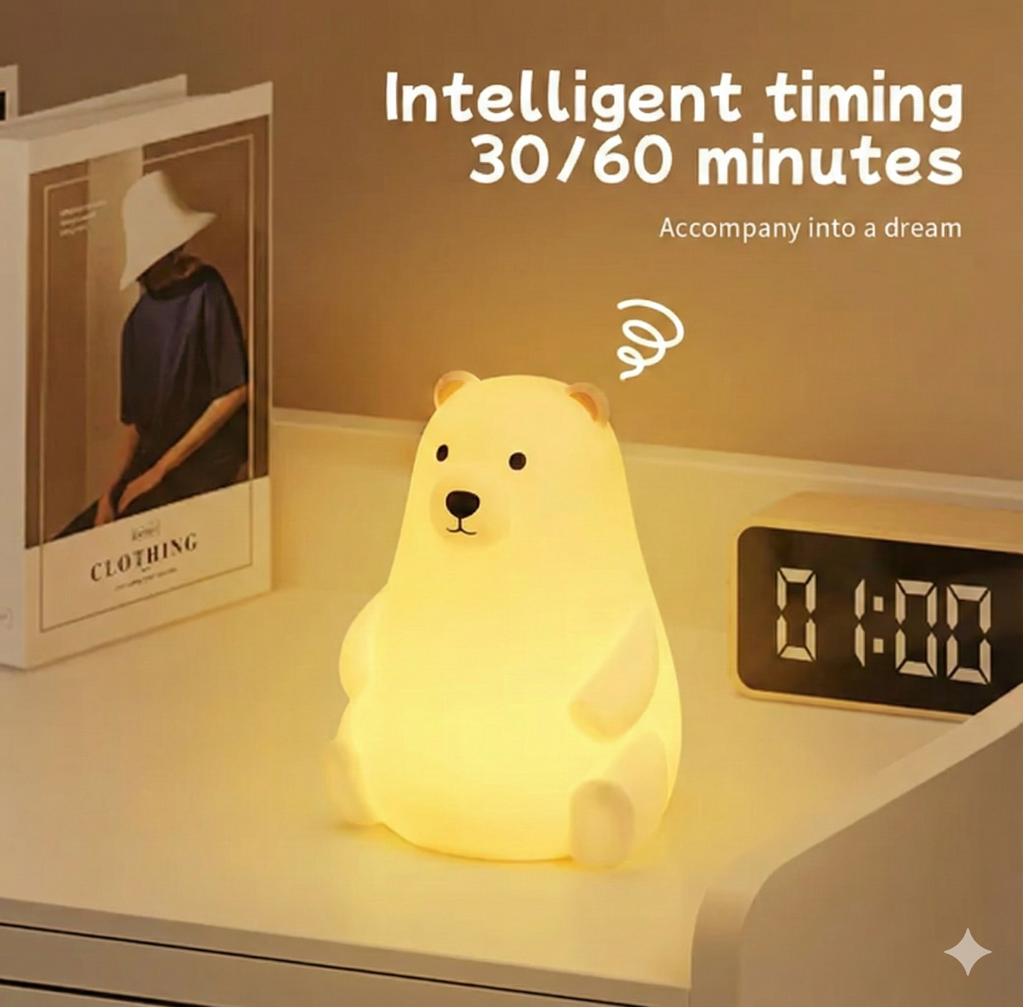 Bear Silicone Night Light